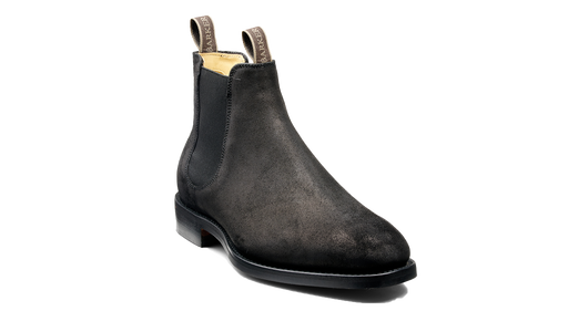 Sutton - Black Waxy Suede