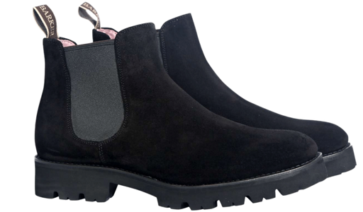 Jenna - Black Suede