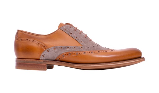 Abingdon - Cedar Calf/Parchment Suede