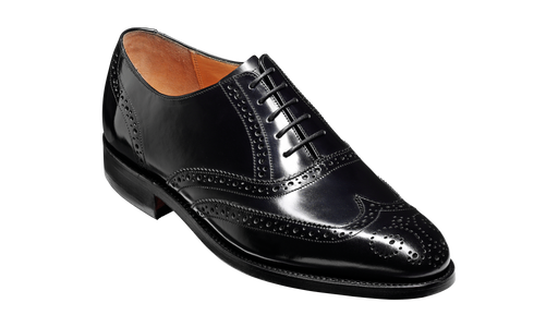 Albert - Black Hi-Shine - Barker Shoes Rest of World
