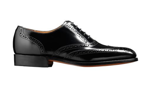 Albert - Black Hi-Shine - Barker Shoes Rest of World