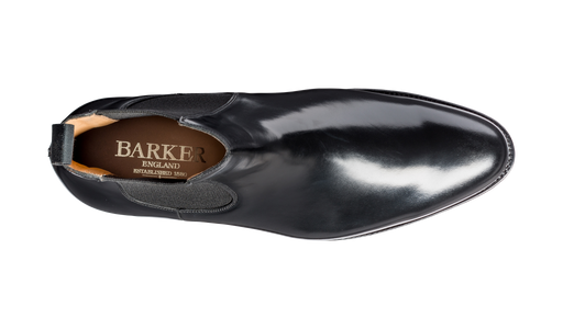 Bedale - Black Hi-Shine - Barker Shoes Rest of World