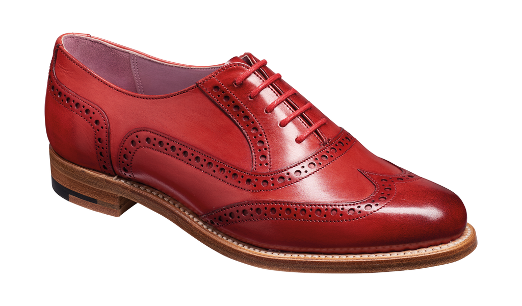 Fearne - Red Hand Painted - Barker Shoes Rest of World