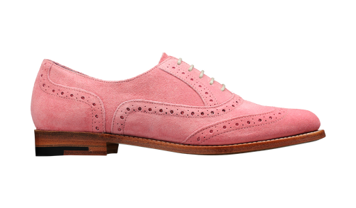 Freya - Pink Suede - Barker Shoes Rest of World