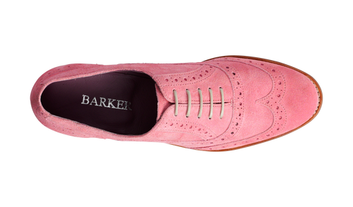 Freya - Pink Suede - Barker Shoes Rest of World