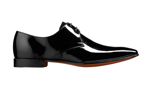 Goldington - Black Patent / Suede - Barker Shoes Rest of World