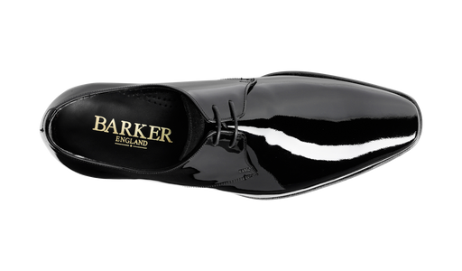 Goldington - Black Patent / Suede - Barker Shoes Rest of World