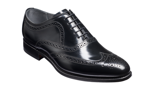 Hampstead - Black Hi-Shine - Barker Shoes Rest of World