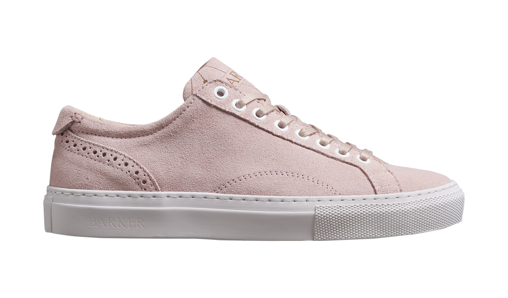 Isla Pink Suede Barker Shoes Rest of World