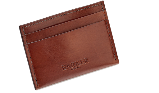 Card Holder Straight - Rosewood Calf