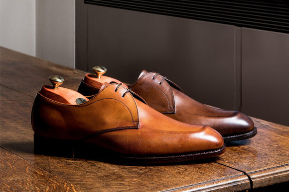 Purley-Derby shoes for men by Barker