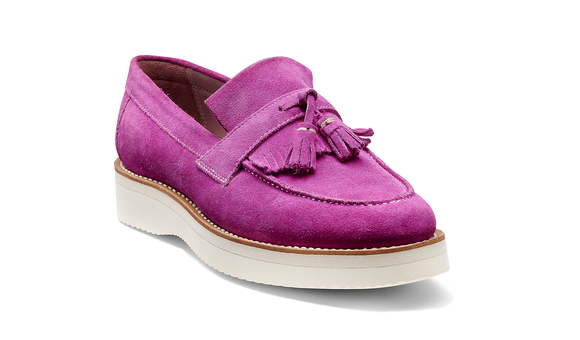 Abbie - Fuchsia Suede