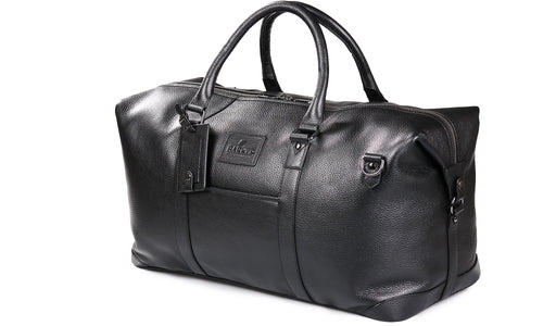 Carlisle Holdall - Black Coach Pebble Print