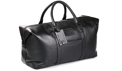 Carlisle Holdall - Black Coach Pebble Print