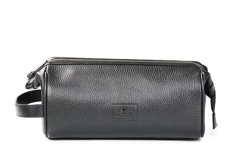 Flint Wash Bag - Black Coach Pebble Print