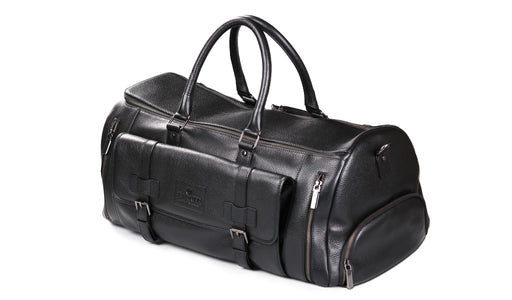 Stafford – Weekender Bag Black Coach Print