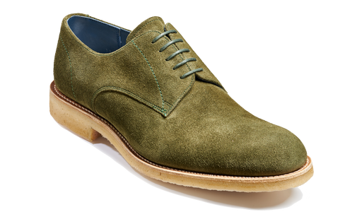 Declan - Green Waxy Suede