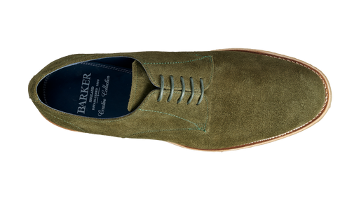 Declan - Green Waxy Suede