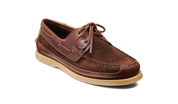 Dexter - Cognac Leather Coffee Suede