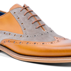 Abingdon - 雪松小牛皮/羊皮纸绒面革