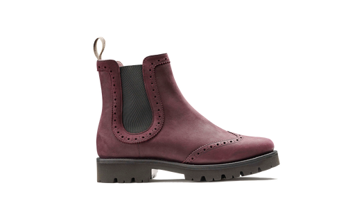 Jessie - Deep Burgundy Nubuck
