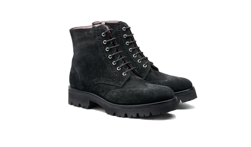 Kelsey - Black Suede