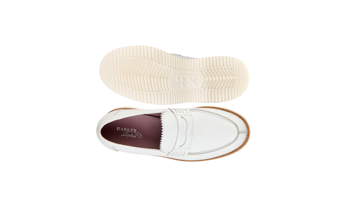 Maddie - White Leather