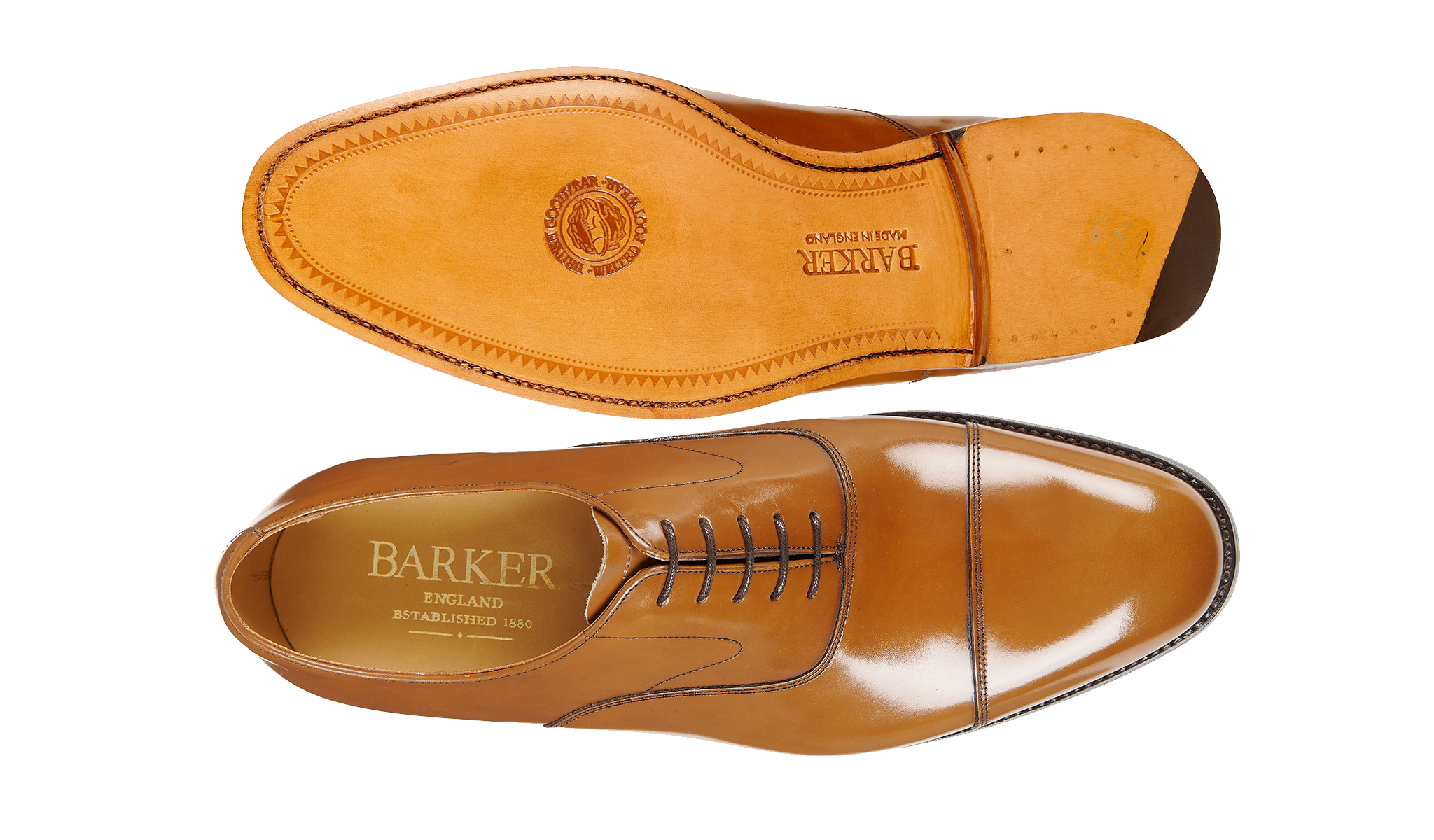 Malvern - Tan Hi Shine | Barker Shoes Rest of World