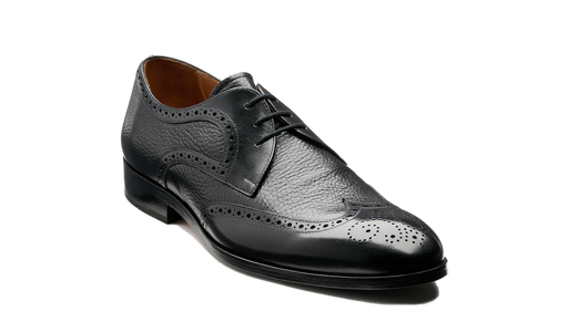 Salcombe – Black Calf / Black Deer Skin