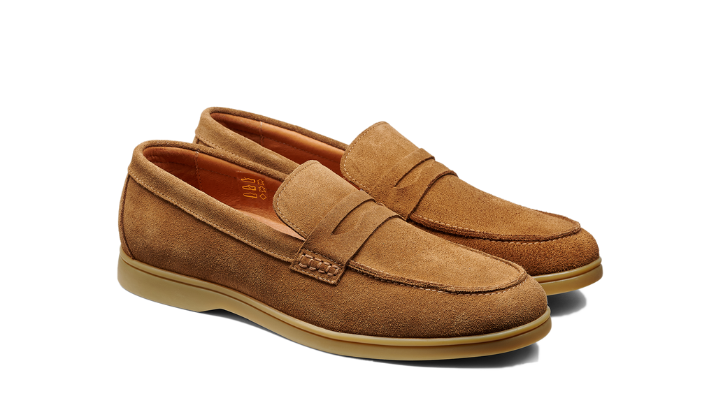 Santiago - Tan Suede Caramel Sole