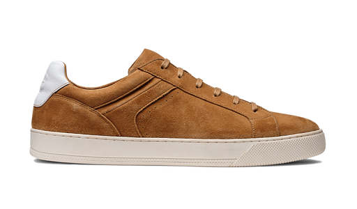 Skylar - Copper Suede White Tab