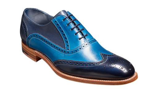 Valiant Multi - Navy / Blue Hand Painted