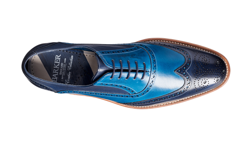 Valiant Multi - Navy / Blue Hand Painted