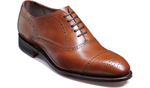 Brogue Cap Oxford - Walnut Calf