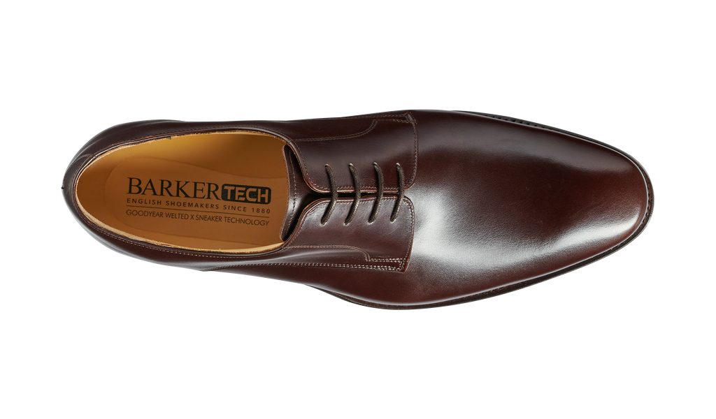 Ellon - Dark Walnut Calf - Barker Shoes Rest of World