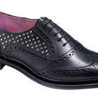 Freya - 黑色小牛皮/铆钉