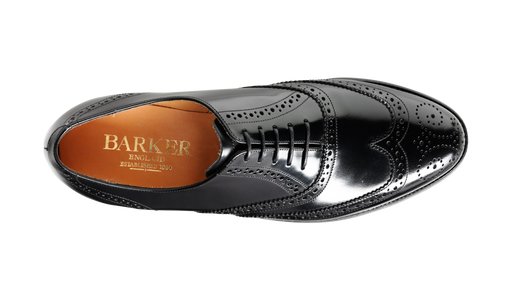 Albert - Black Hi-Shine - Barker Shoes Rest of World