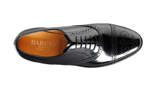 Alfred - Black Hi-Shine - Barker Shoes Rest of World
