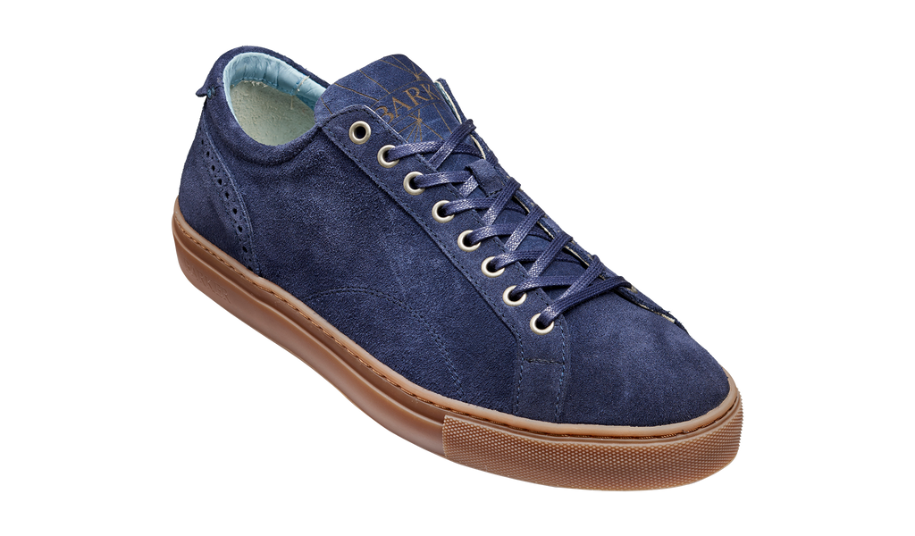Axel - Blue Suede - Barker Shoes Rest of World