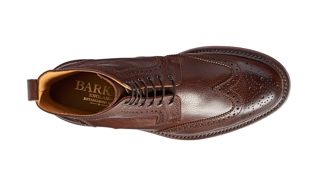 Calder - Dark Brown Grain - Barker Shoes Rest of World
