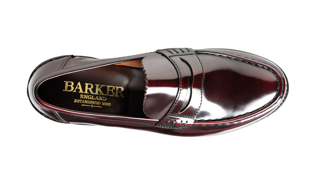 Caruso - Burgundy Hi-Shine - Barker Shoes Rest of World