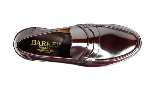 Caruso - Burgundy Hi-Shine - Barker Shoes Rest of World
