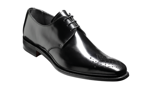 Darlington Black Hi Shine Barker Shoes Rest of World