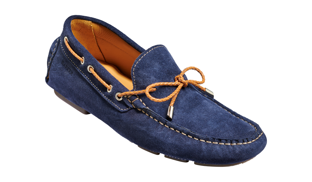 Doug - Navy Suede - Barker Shoes Rest of World