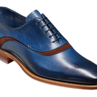 Emerson - Navy Handpainted Polo Suede