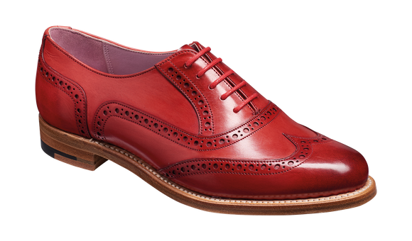 Fearne - Red Hand Painted - Barker Shoes Rest of World