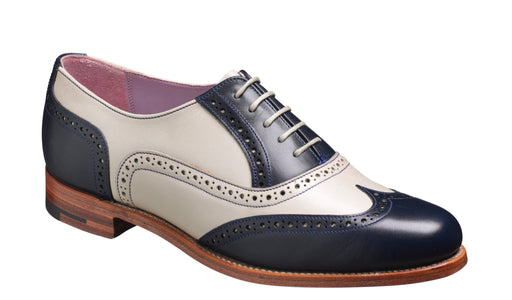 Freya - Navy Beige Calf