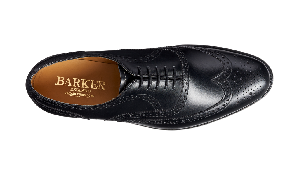 Glasgow - Black Calf - Barker Shoes Rest of World