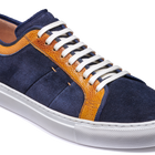 Greg - Navy Suede / Cedar Grain
