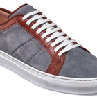 Greg - Grey Suede / Brown Grain